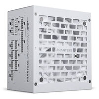 Phanteks AMP GH V2 1000W 80 PLUS Platinum Power Supply, PCIe 5.1, ATX 3.1 - 1000 Watt, White