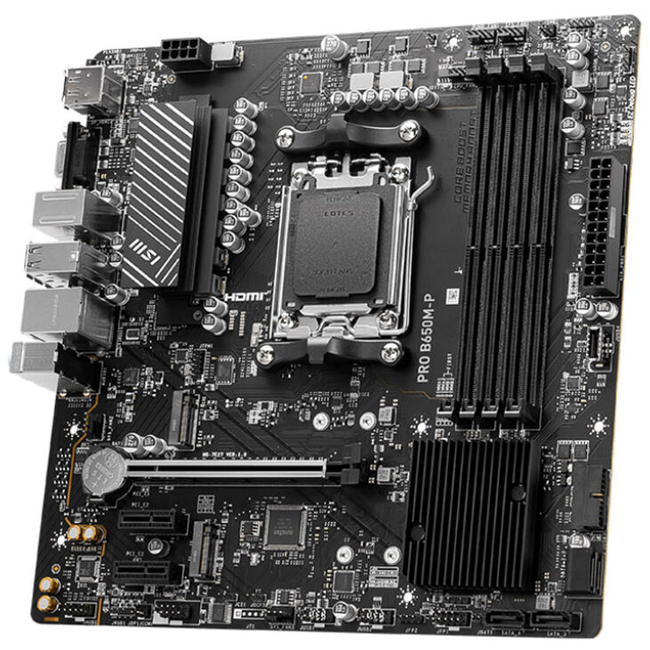 MSI Pro B650M-P, Sockel AM5, AMD B650M, Micro-ATX - DDR5 image number 4