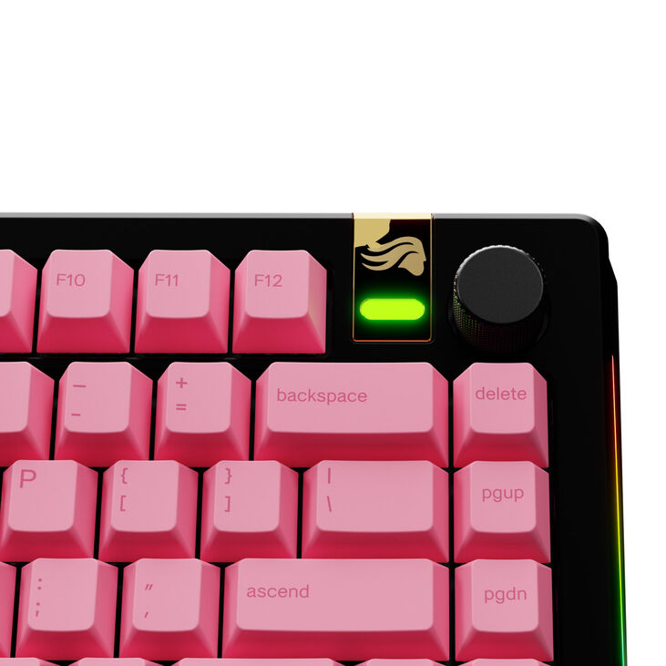 Glorious GPBT Gradient Keycaps, ANSI Layout (US), PBT, Dye-Sub - Grapefruit image number 4