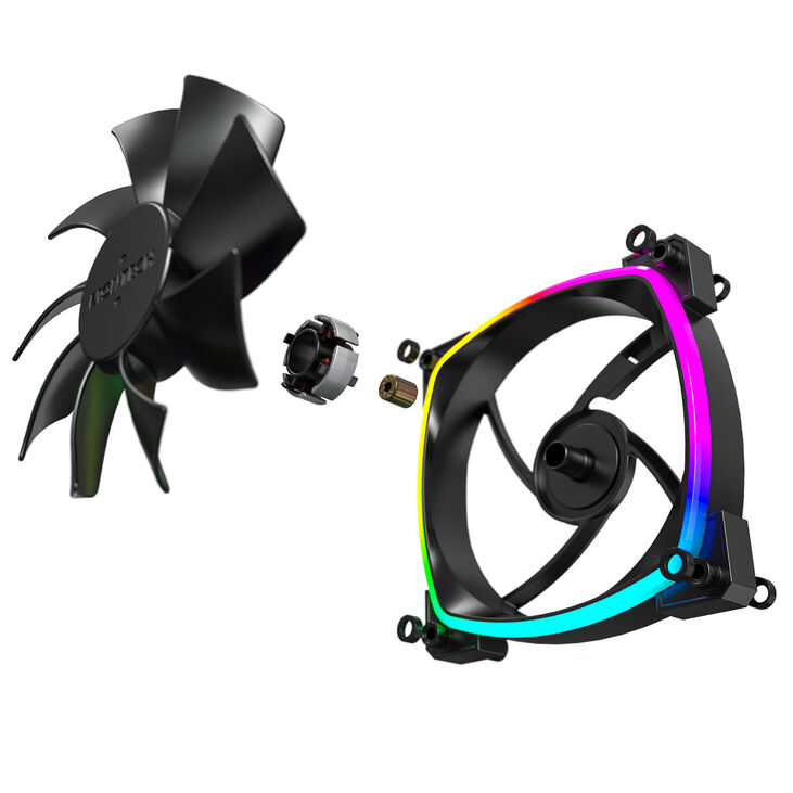 Montech AX120 PWM ARGB Fan, 3-pack, black - 120mm image number 5