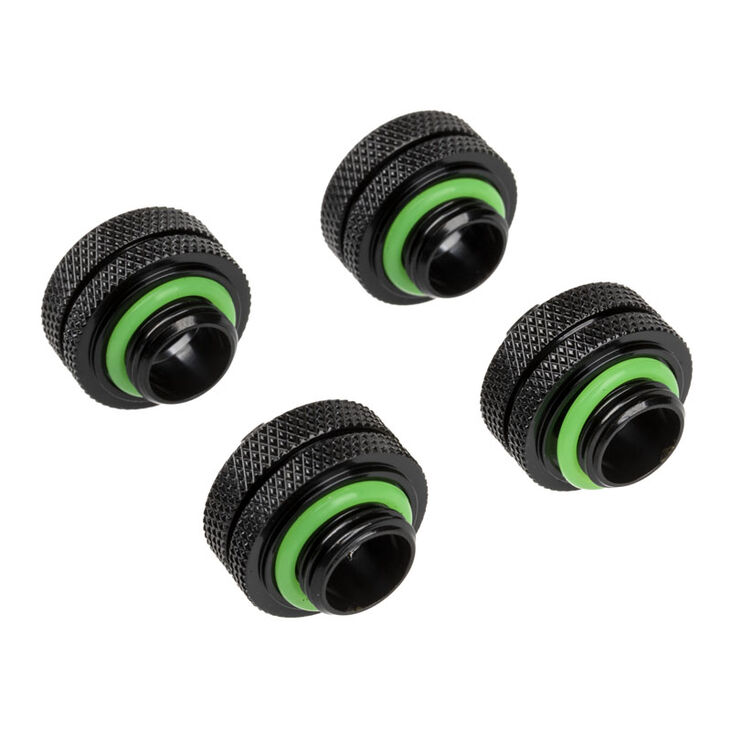 Corsair Hydro X Series XF Hardline fitting straight G1/4 inch BSPP to 14mm OD hard tube - 4 pack, sc image number 1