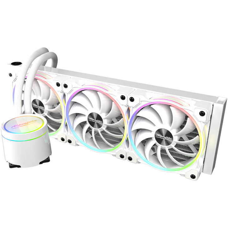 Alpenföhn Glacier Water 360 ARGB AIO Cooler - 360 mm, white image number 3