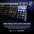 CORSAIR Galleon 100 SD Gaming-Tastatur, Full-Size, integriertes Stream Deck, Hot-Swap, DE - schwarz image number null