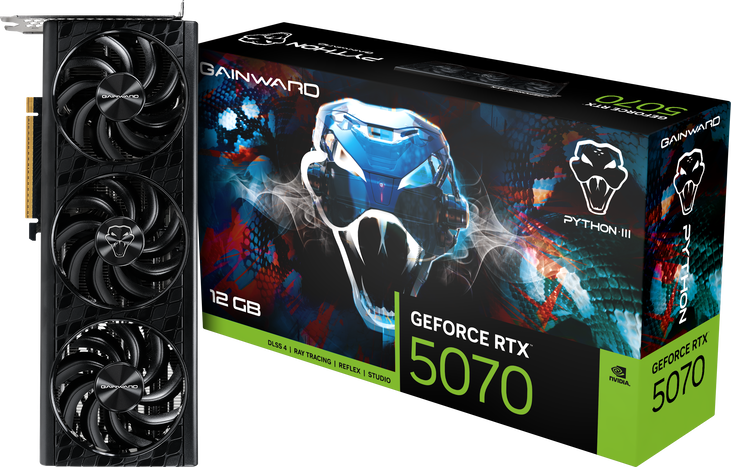 Gainward GeForce RTX 5070 Python III, 12288 MB GDDR7 image number 0