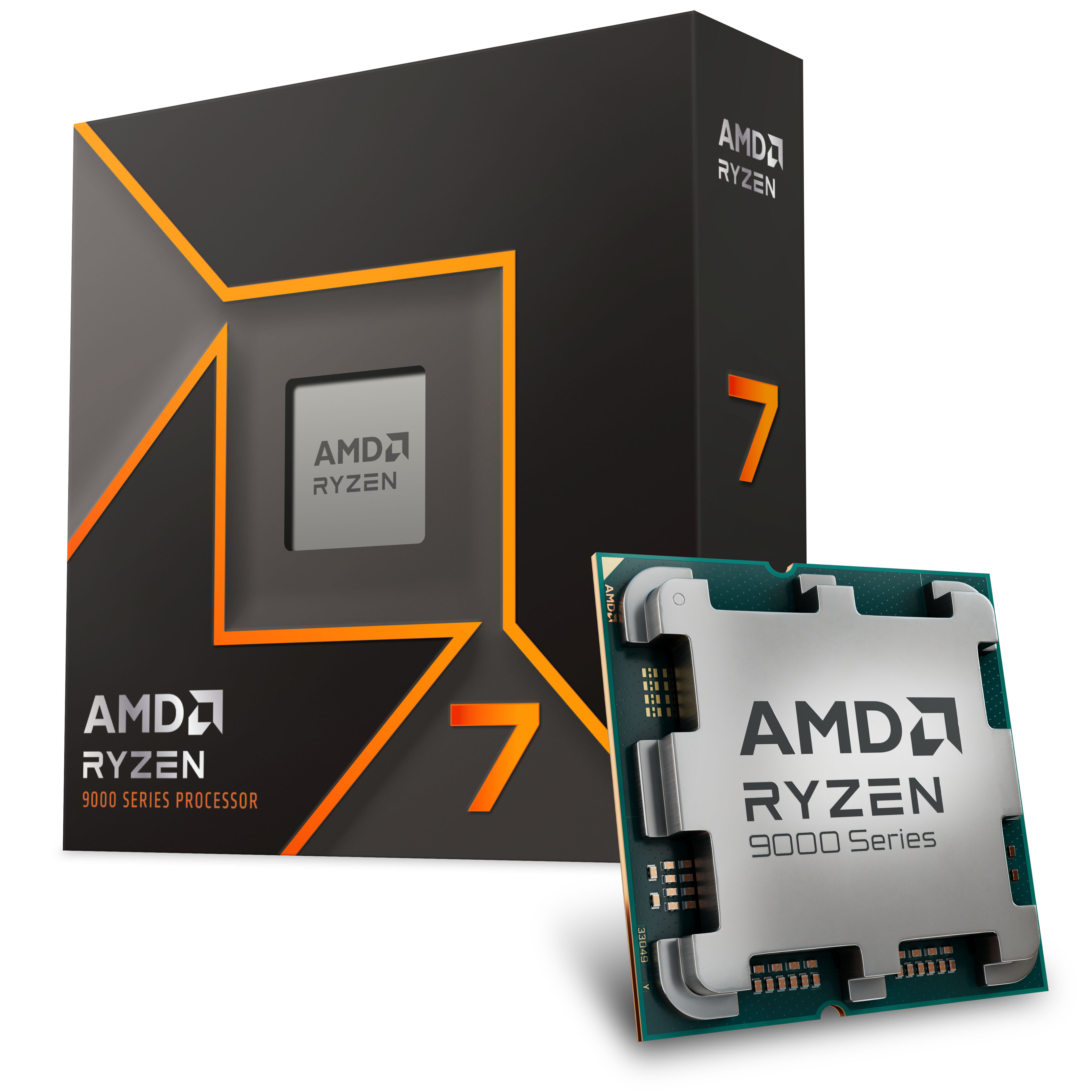 AMD Ryzen 7 9700X CPU, 8 Cores, 5.5 GHz, AM5 (Zen 5) - Boxed