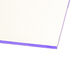 Acrylglas GS transparent, blau fluoreszierend in 400x400mm