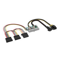 Akasa Compact Power 200 Adapter, 24-Pin ATX, 4-Pin Power DIN - 200 Watt