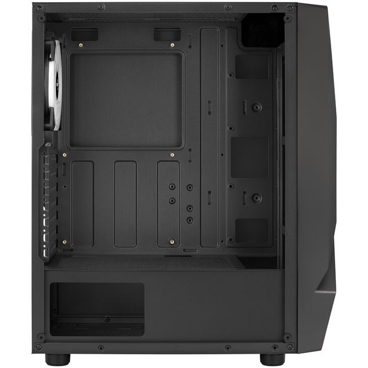 Aerocool Scape-G-BK-v3 Midi-Tower, Tempered Glass, ARGB - schwarz image number 5