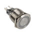 DimasTech Vandalism button 22mm - Silverline - white image number null