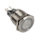 DimasTech Vandalism button 22mm - Silverline - white