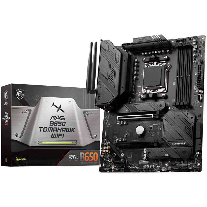 MSI MAG B650 Tomahawk WiFi, Sockel AM5, AMD B650, ATX - DDR5