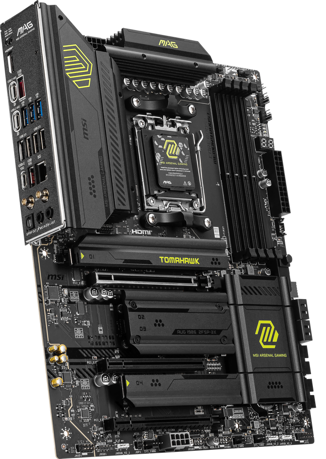 MSI MAG X870 Tomahawk WiFi Motherboard, Socket AM5, AMD X870, ATX, DDR5 image number 2
