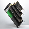 AXAGON EEM2-SBC RAW BOX external enclosure for M.2 SSDs USB-C 3.2 Gen 2 - black image number null