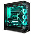 Gaming PC Crystal Phantom, AMD Ryzen 9 9800X3D, NVIDIA GeForce RTX 5090 - Custom Water Cooling image number null