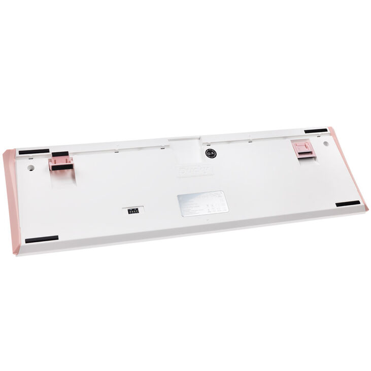 Ducky One 3 Gossamer Pink Gaming Tastatur - MX-Black Clear Top (US) image number 3