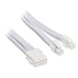 SilverStone EPS 8-Pin zu EPS/ATX 4+4-Pin Kabel, 300mm - wei&szlig; image number null