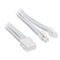 SilverStone EPS 8-Pin zu EPS/ATX 4+4-Pin Kabel, 300mm - wei&szlig;