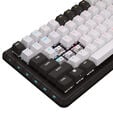 Corsair VANGUARD 96 Gaming-Tastatur, mechanisch, RGB, 8.000 Hz - MLX Plasma Switches, ISO (DE), schwarz/wei&szlig; image number null
