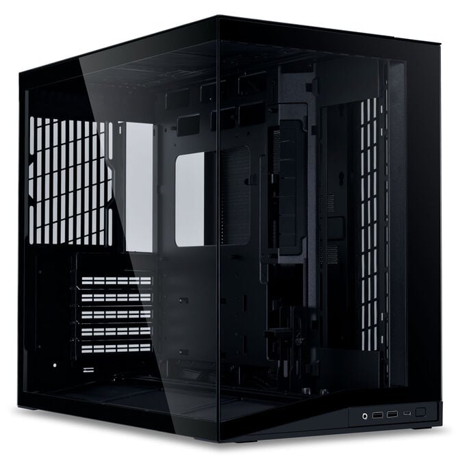 Lian Li O11 Dynamic Mini V2 "Flow" UNI FAN SL INF Edition - black - 5x UNI FAN SL-INF 120 ARGB Reverse Blade PWM fans - 120mm (Including controller) image number 1