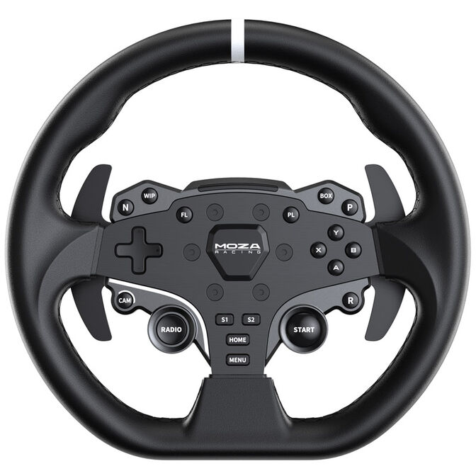 MOZA R5 Racing Set (R5 DD Wheelbase, ES Wheel, SR-P Lite Pedals, Table Mount) image number 2