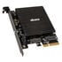 Akasa M.2 PCI-E SATA RGB LED Adapter Card image number null