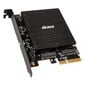 Akasa M.2 PCI-E SATA RGB LED Adapter Card