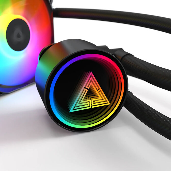 Montech LightFlow ARGB AiO Wasserk&uuml;hlung  - 360mm, schwarz image number 4