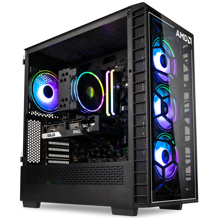 Gaming PC AMD Deimos OBS, AMD Ryzen 5 5600X, AMD Radeon RX 6600 - Pre-built PC image number 3