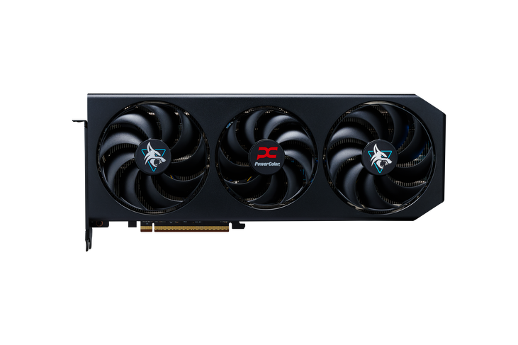 PowerColor Hellhound Radeon RX 9070 XT OC Graphics Card, 16384 MB GDDR6 image number 2