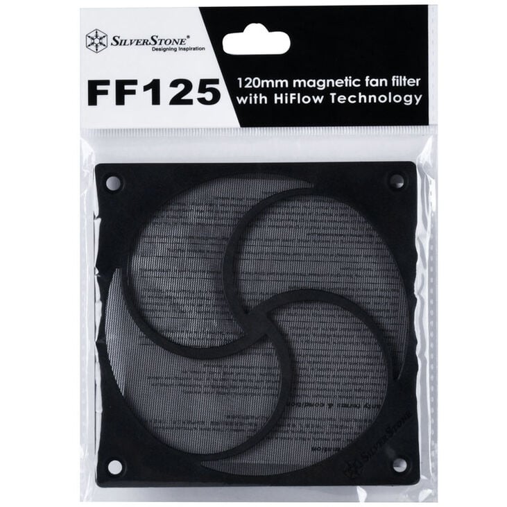 SilverStone SST-FF125B magnetischer Highflow Staubfilter, schwarz - 120mm image number 7