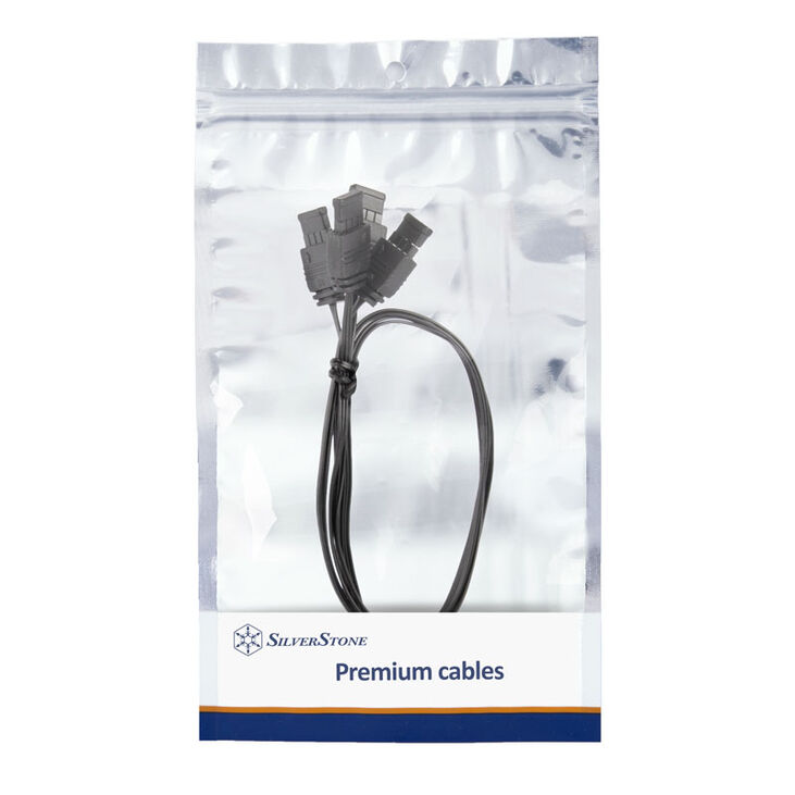 SilverStone ARGB 4-way splitter cable - 30cm image number 7