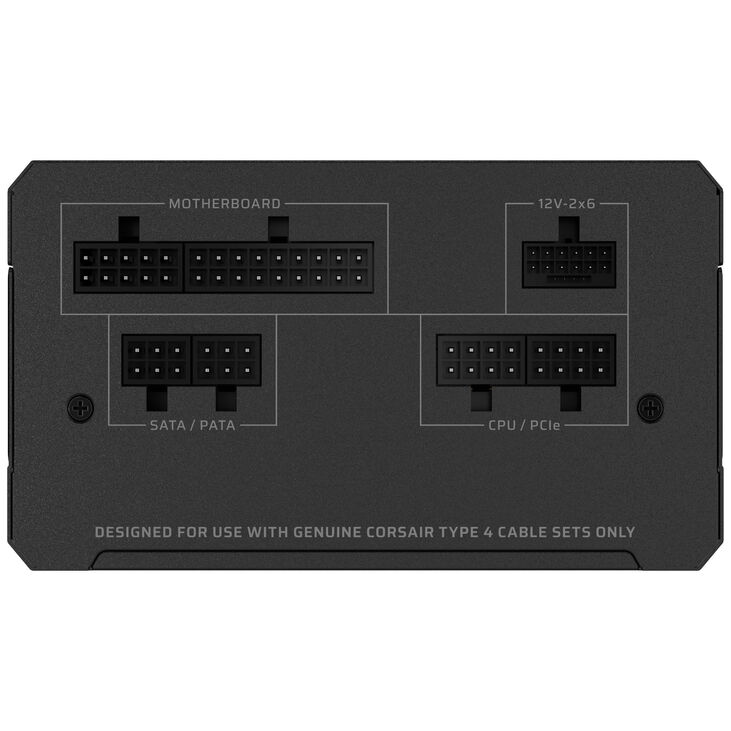 Corsair RMe Series RM650e 80 PLUS Gold power supply, modular, ATX 3.1, PCIe 5.1 - 650 watts, black image number 6