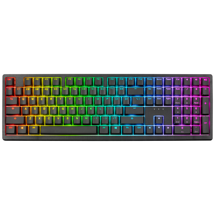 Ducky Zero 6108 Classic Black Wireless Gaming Keyboard, RGB - Cherry MX2A Red, ANSI (US) image number 1