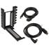 CableMod vertical graphics card holder with PCIe x16 riser cable, 2x DisplayPort - black image number null