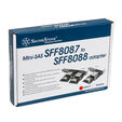SilverStone SST-SA011 Mini SAS SFF8087 to SFF8088 Adapter image number null