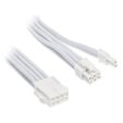 SilverStone 8-Pin-PCIe auf 6+2-Pin-PCIe Verl&auml;ngerung, 250mm - Wei&szlig; image number null