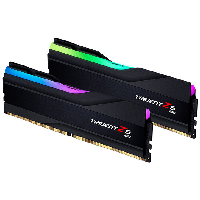 G.Skill Trident Z5 RGB DDR5-6000 RAM, CL36, XMP - 32 GB Dual-Kit, black image number 1