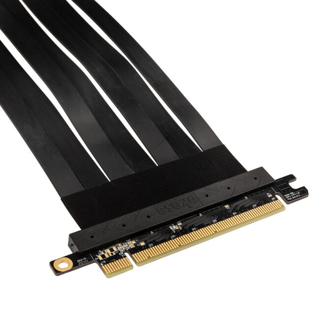 Akasa Riser Black X2 Mark IV, Premium PCIe 4.0 x16 Riser-Kabel, 20 cm - schwarz image number 4