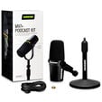 Shure MV7+-BNDL Podcast Microphone XLR/USB - black with stand image number null