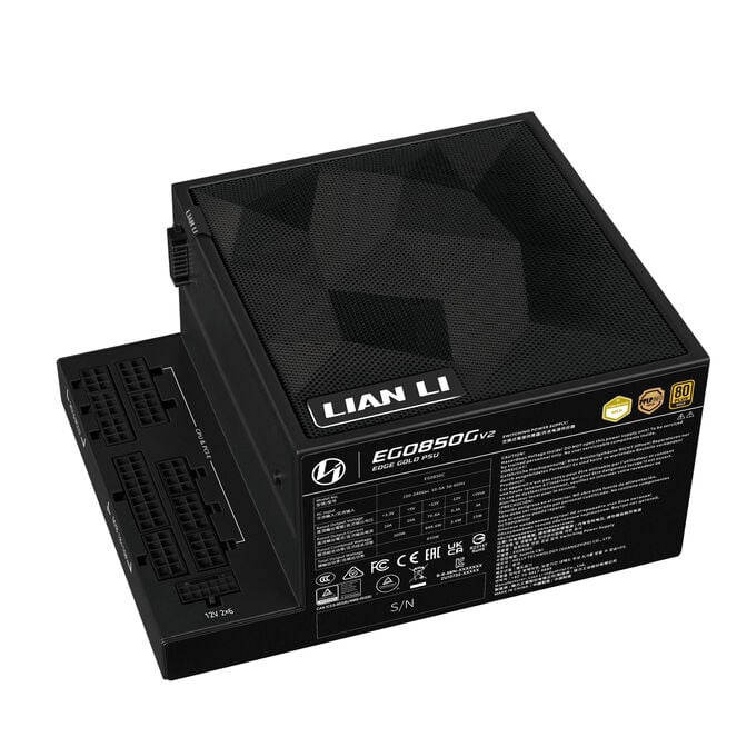 Lian Li EDGE Gold V2 Power Supply with EDGE Hub V2 - Black, 850W image number 1