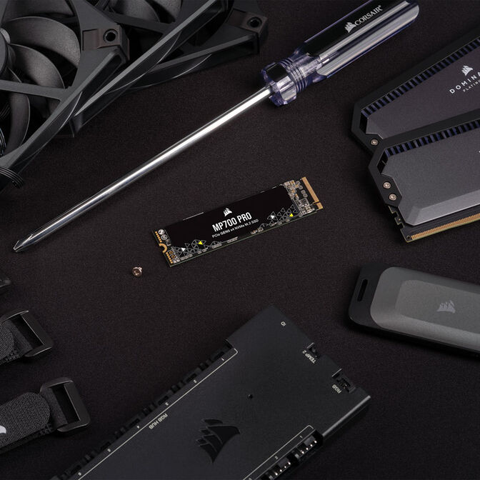 Corsair MP700 Pro NVMe SSD, PCIe 5.0 M.2 Typ 2280 - 2 TB image number 7