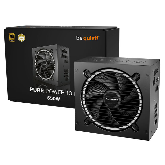 be quiet! Pure Power 13M 80 PLUS Gold Netzteil, ATX 3.1, PCIe 5.1 - 550 Watt, schwarz image number 3