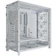 Corsair Frame 5000D PC Case, Mid-Tower, E-ATX, Tempered Glass - White image number null