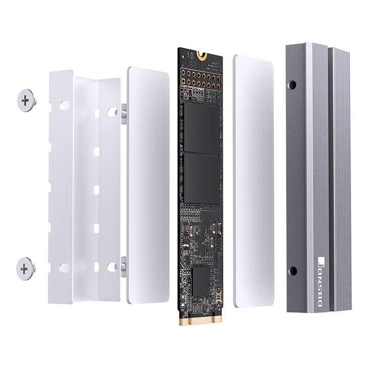 Jonsbo M.2-6 SSD cooler - Grey image number 5