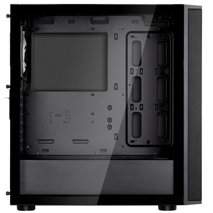 SilverStone Fara R1 V2 Mid Tower, Tempered Glass - Black image number 3