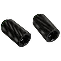 Bitspower Touchaqua Adapter gerade G1/4 Zoll AG auf G1/4 Zoll IG - 2er Pack, 30mm, schwarz
