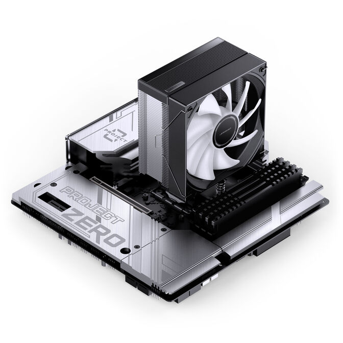 Jonsbo CB40 CPU-K&uuml;hler, PWM, ARGB - schwarz image number 13