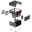 Jonsbo N4 NAS-Geh&auml;use, Micro-ATX - schwarz image number null
