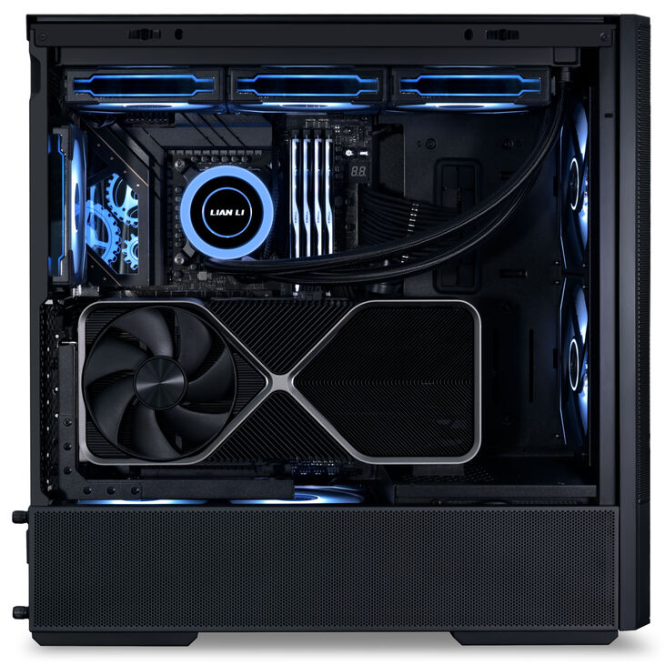 Lian Li LANCOOL 207 Digital PC-Gehäuse, Midi-Tower, ATX, Tempered Glass - schwarz image number 10
