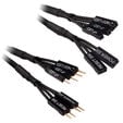 Corsair Premium Sleeved Frontpanel Kabel Verl&auml;ngerungskit, schwarz image number null